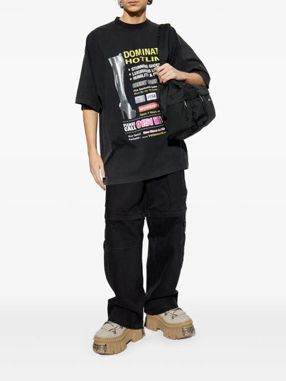 Text-Print T-Shirt