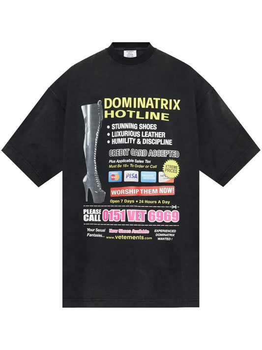 Text-Print T-Shirt