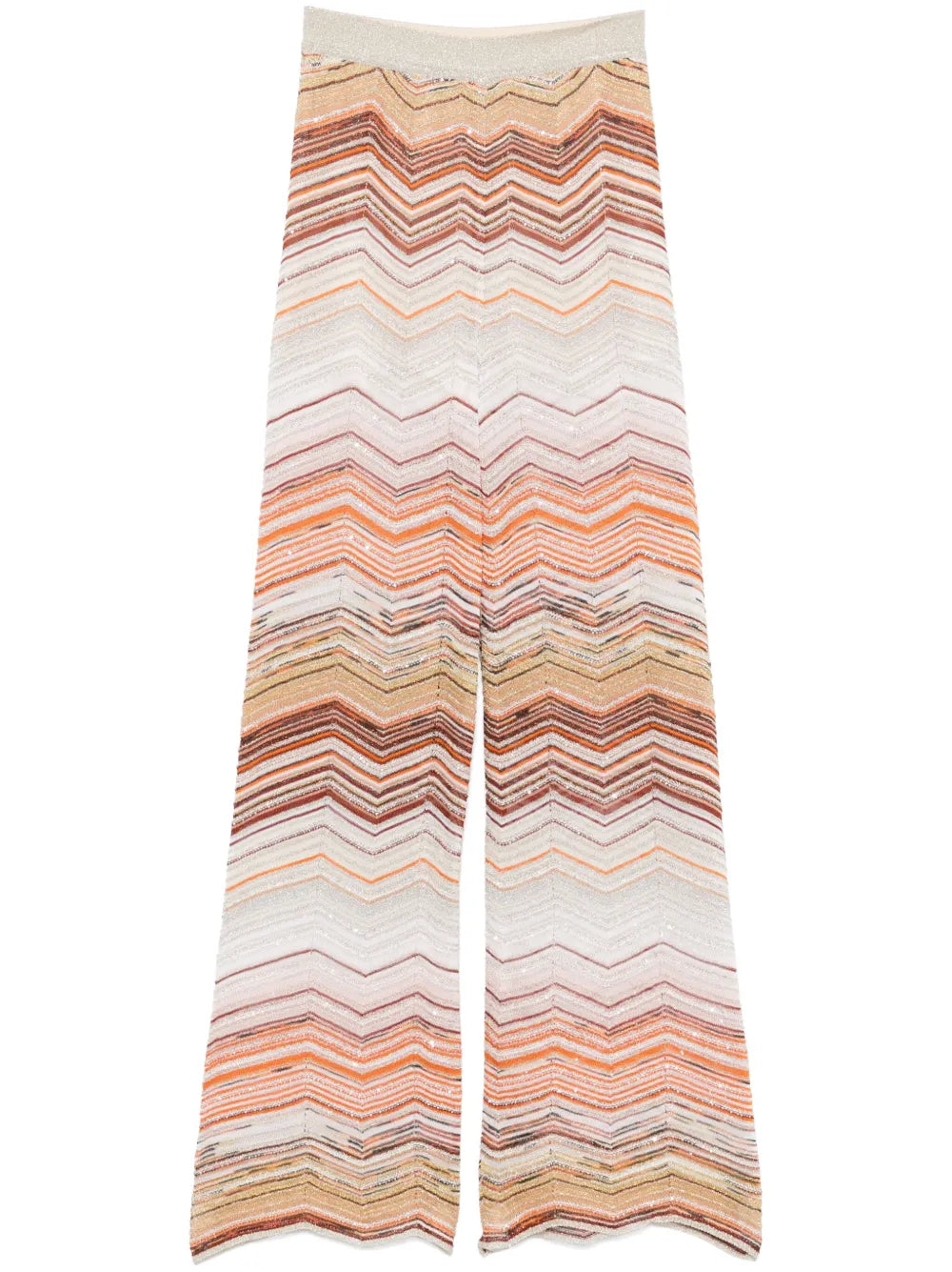 Chevron Sequinned Trousers