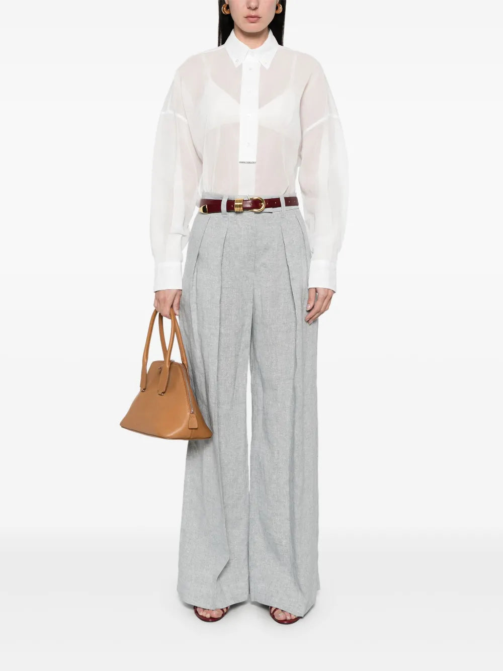 Monili-Detail Blouse