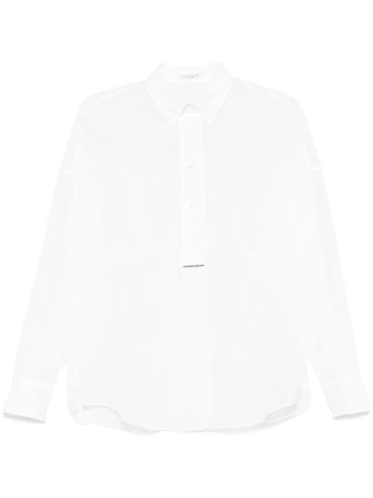 Monili-Detail Blouse
