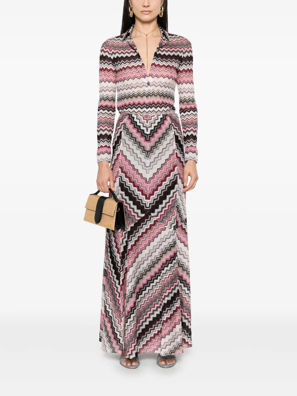 Zigzag-Pattern Shirt