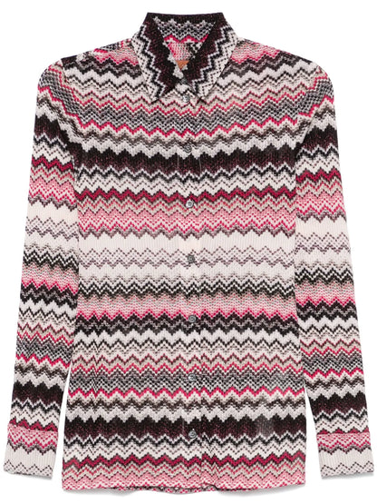 Zigzag-Pattern Shirt