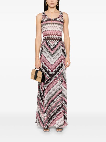 Zigzag-Pattern Tank Top