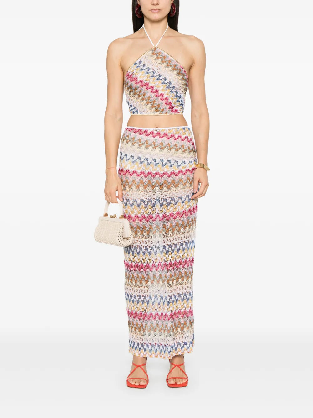 Zigzag-Pattern Tank Top
