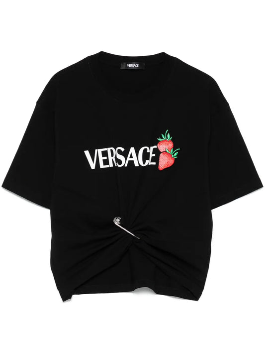 Strawberry Garden Cropped T-Shirt
