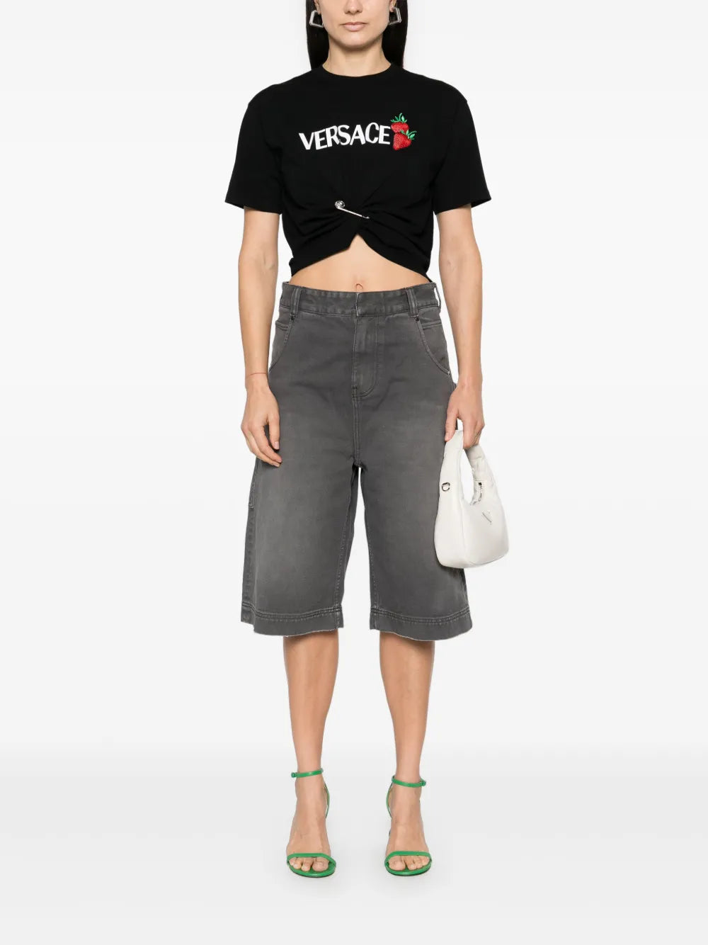 Strawberry Garden Cropped T-Shirt