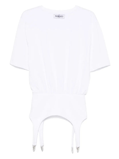 Suspenders-Detailed T-Shirt