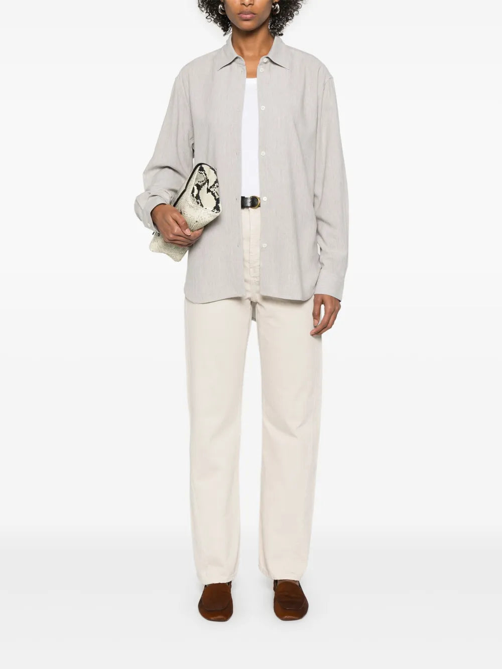 Mélange-Effect Shirt