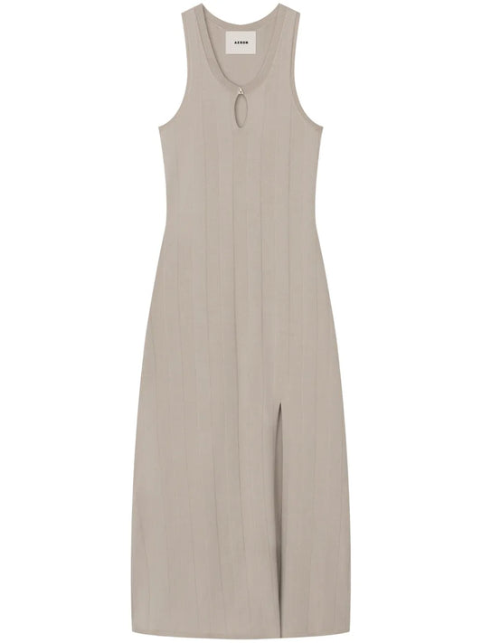 Side-Slit Midi Dress