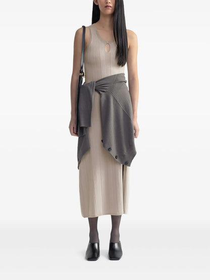 Side-Slit Midi Dress
