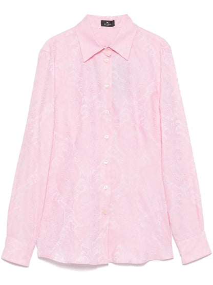 Paisley-Jacquard Shirt