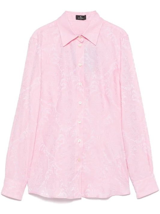 Paisley-Jacquard Shirt
