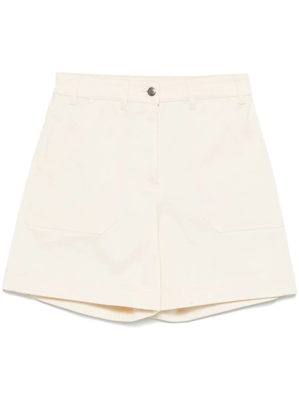 Gabardine-Weave Shorts