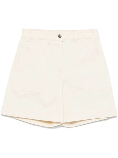Gabardine-Weave Shorts