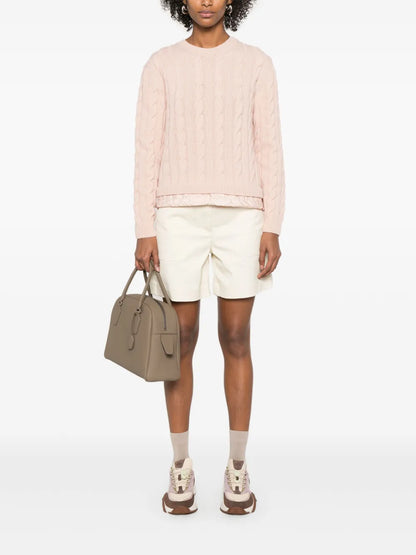 Gabardine-Weave Shorts