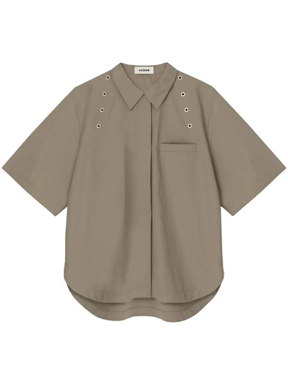 Eyelet-Detail Shirt