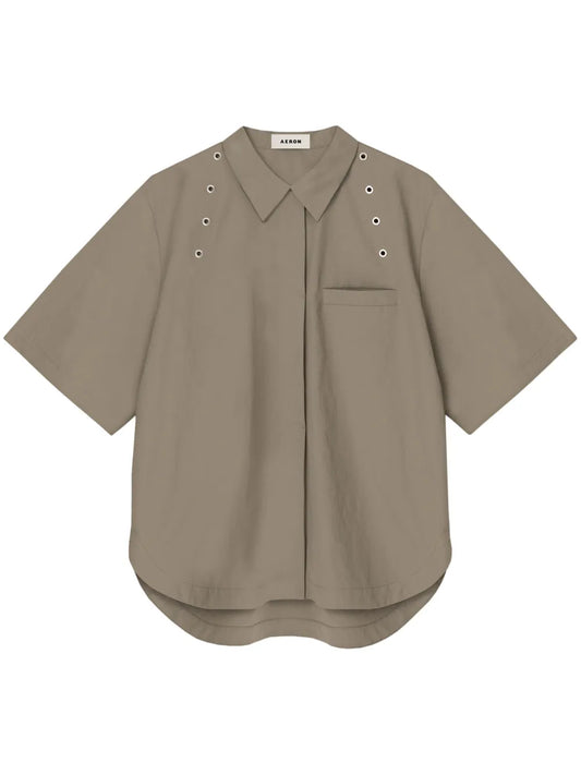 Eyelet-Detail Shirt