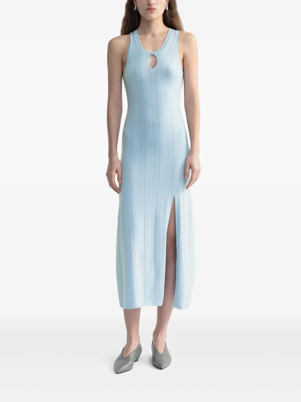 Side-Slit Midi Dress