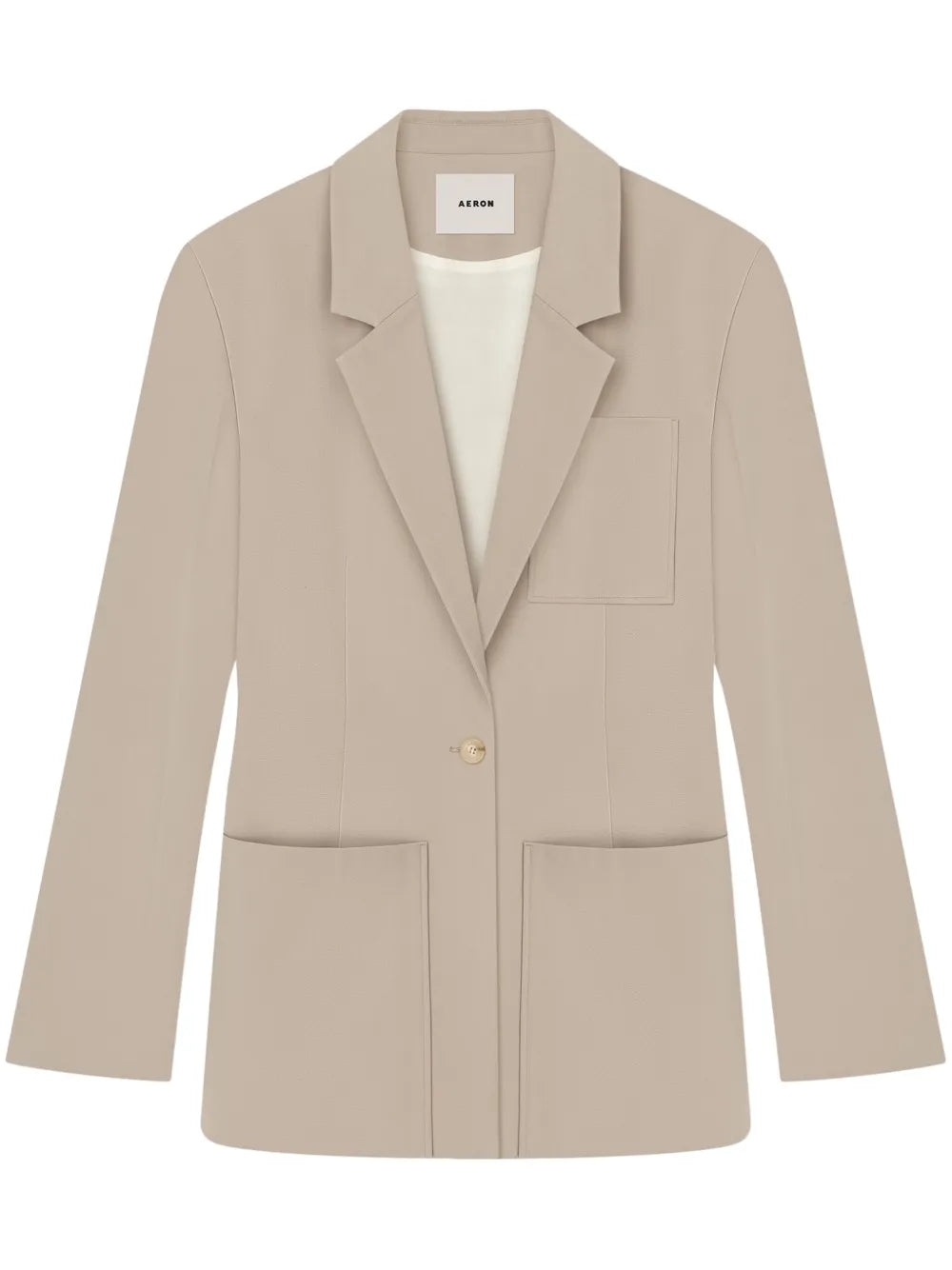 Fitted-Waist Blazer