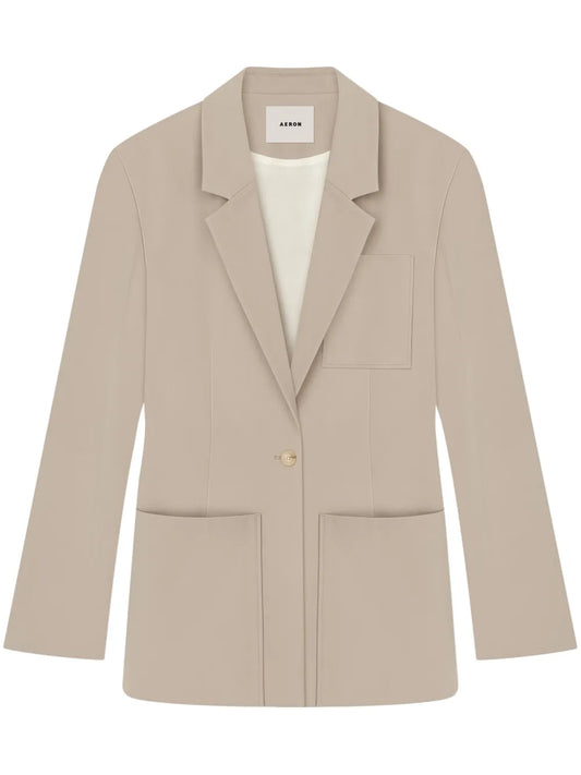 Fitted-Waist Blazer