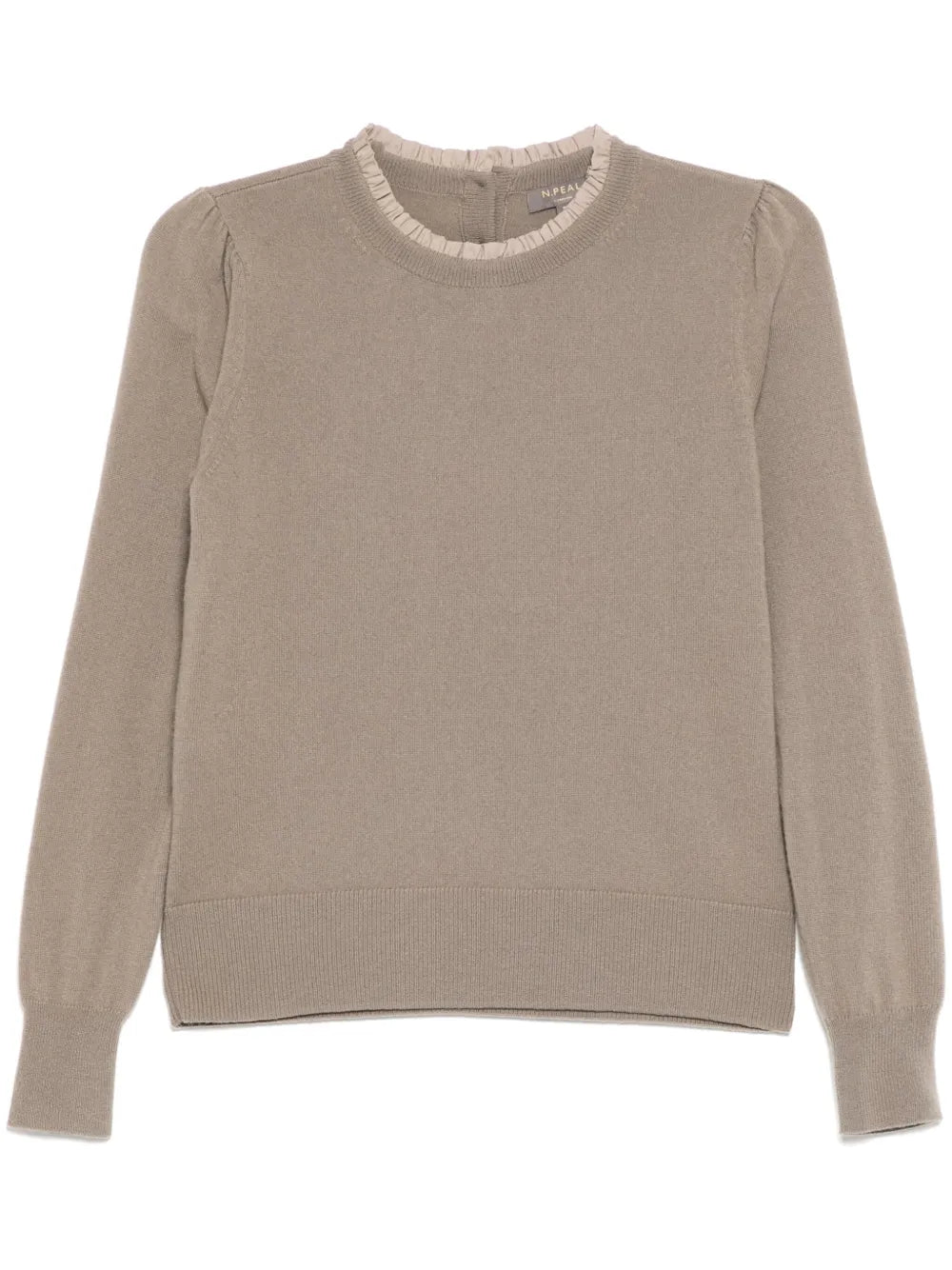 Woven Ruffle Sweater