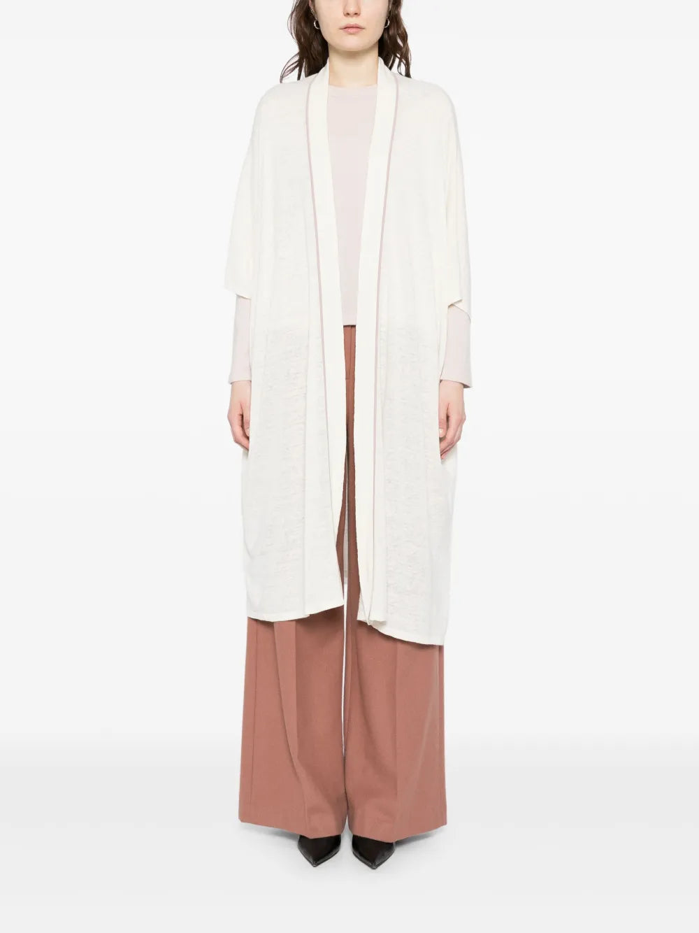 Linen Blend Kaftan Dress