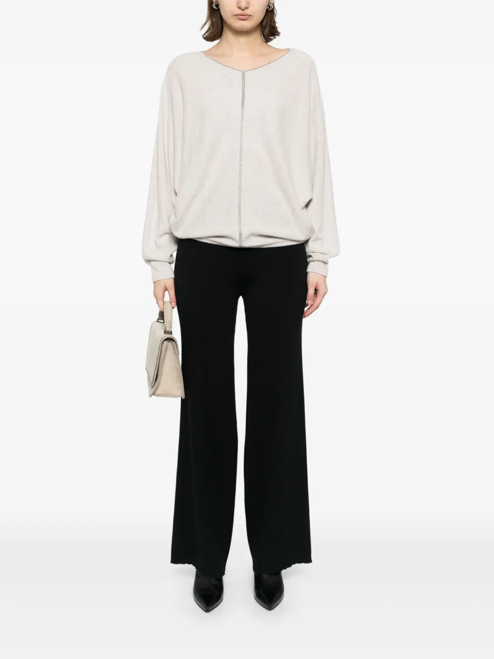 Metal Batwing Sweater