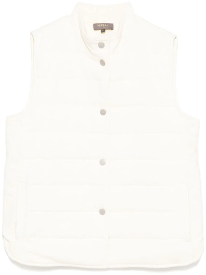 Button Through Quilted Gilet