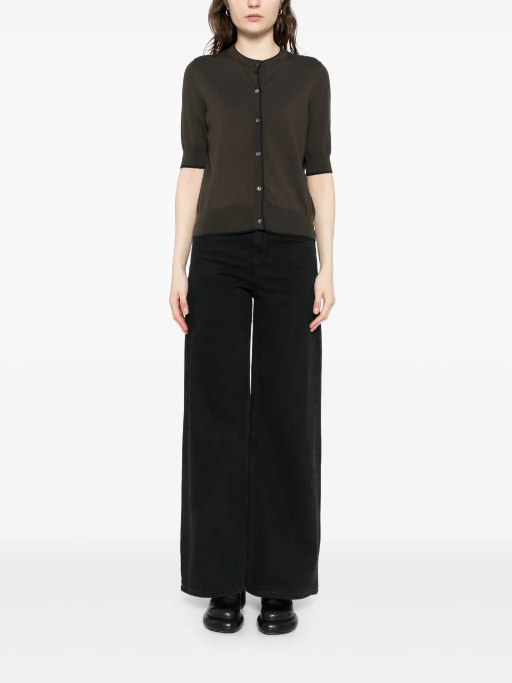 Button Fastening T-Shirt