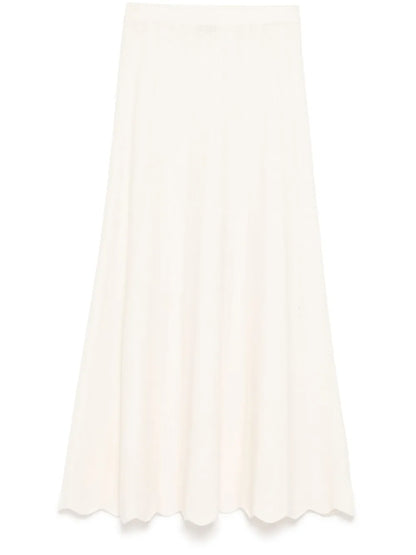 Chevron Stitch Maxi Skirt
