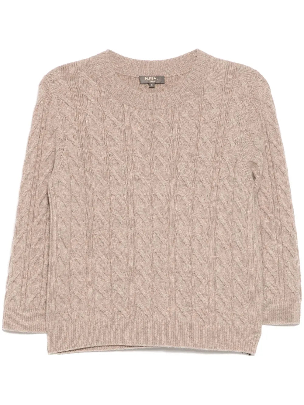 Emilia Cable Round Neck Sweatshirt