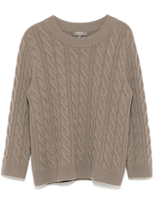 Emilia Cable Round Neck Jumper