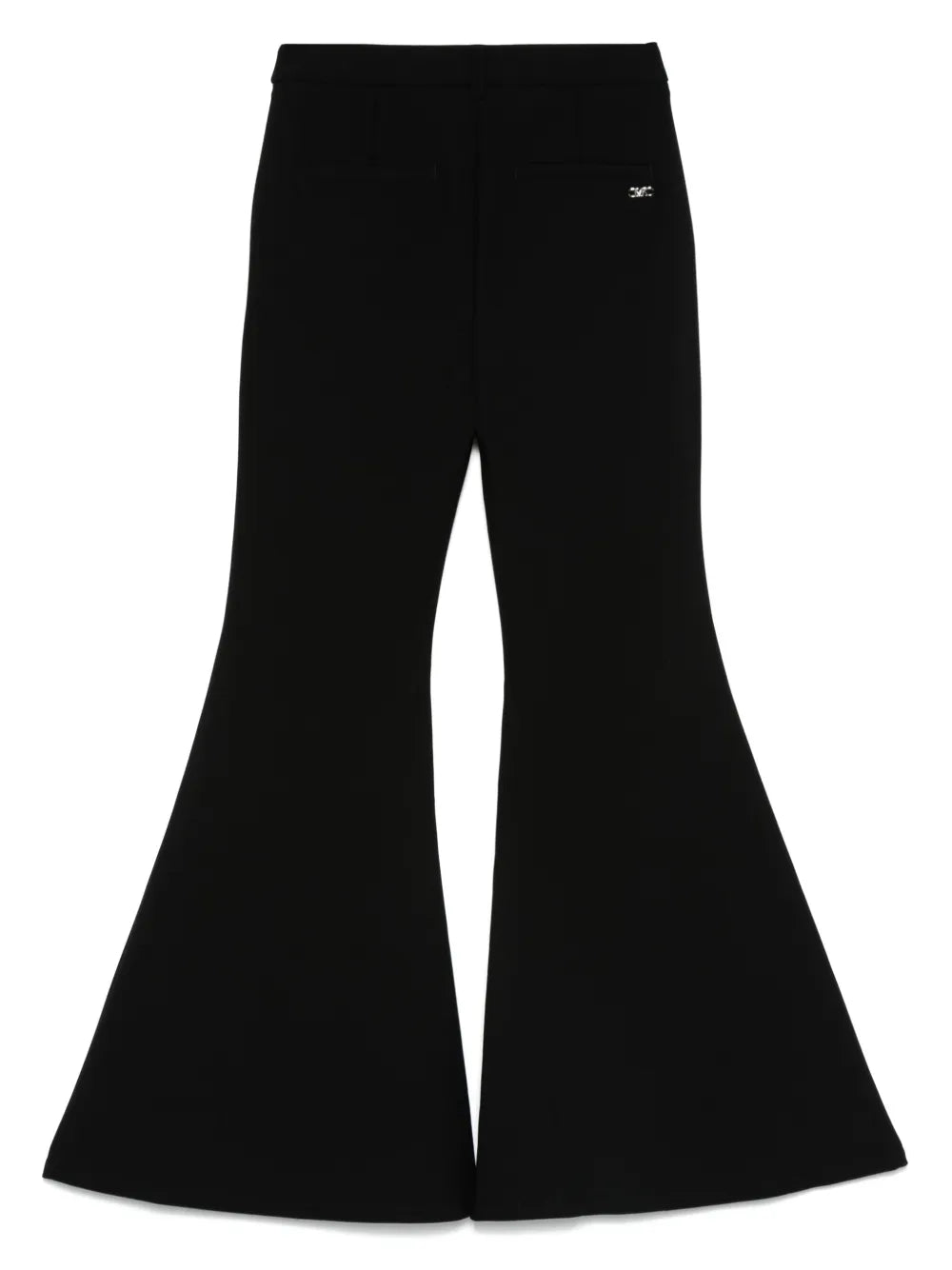 Crepe Flared Trousers