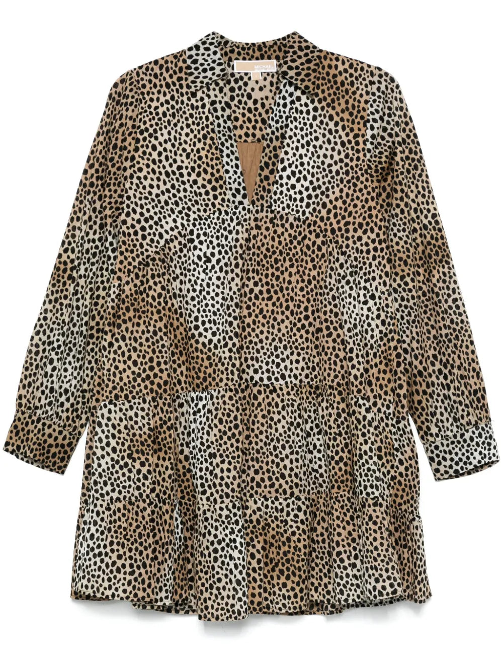 Cheetah-Print Mini Dress