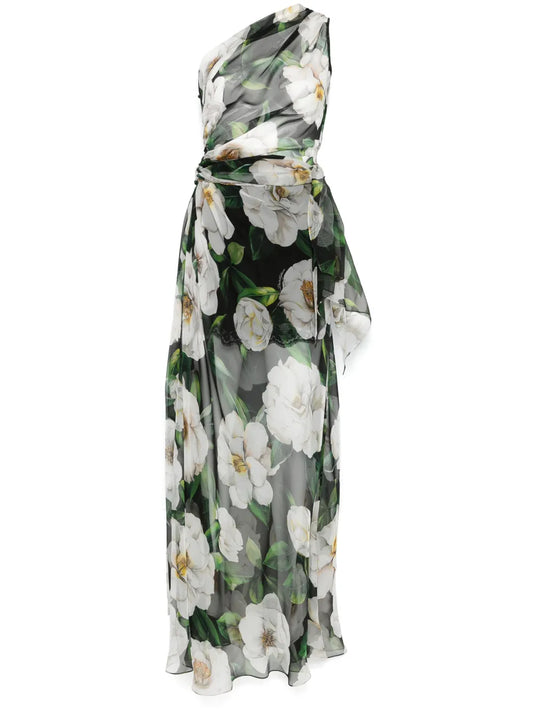 Floral-Print Maxi Dress