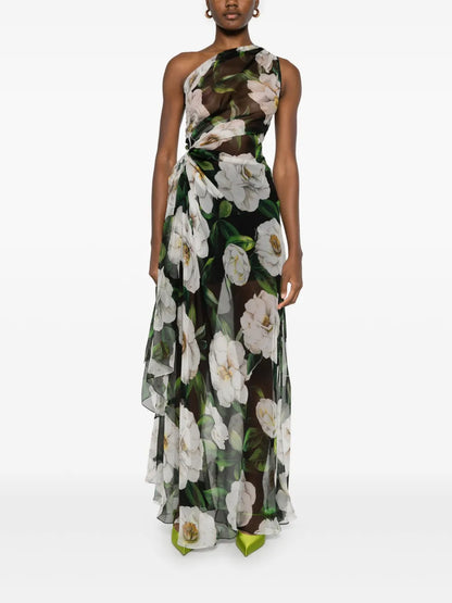 Floral-Print Maxi Dress