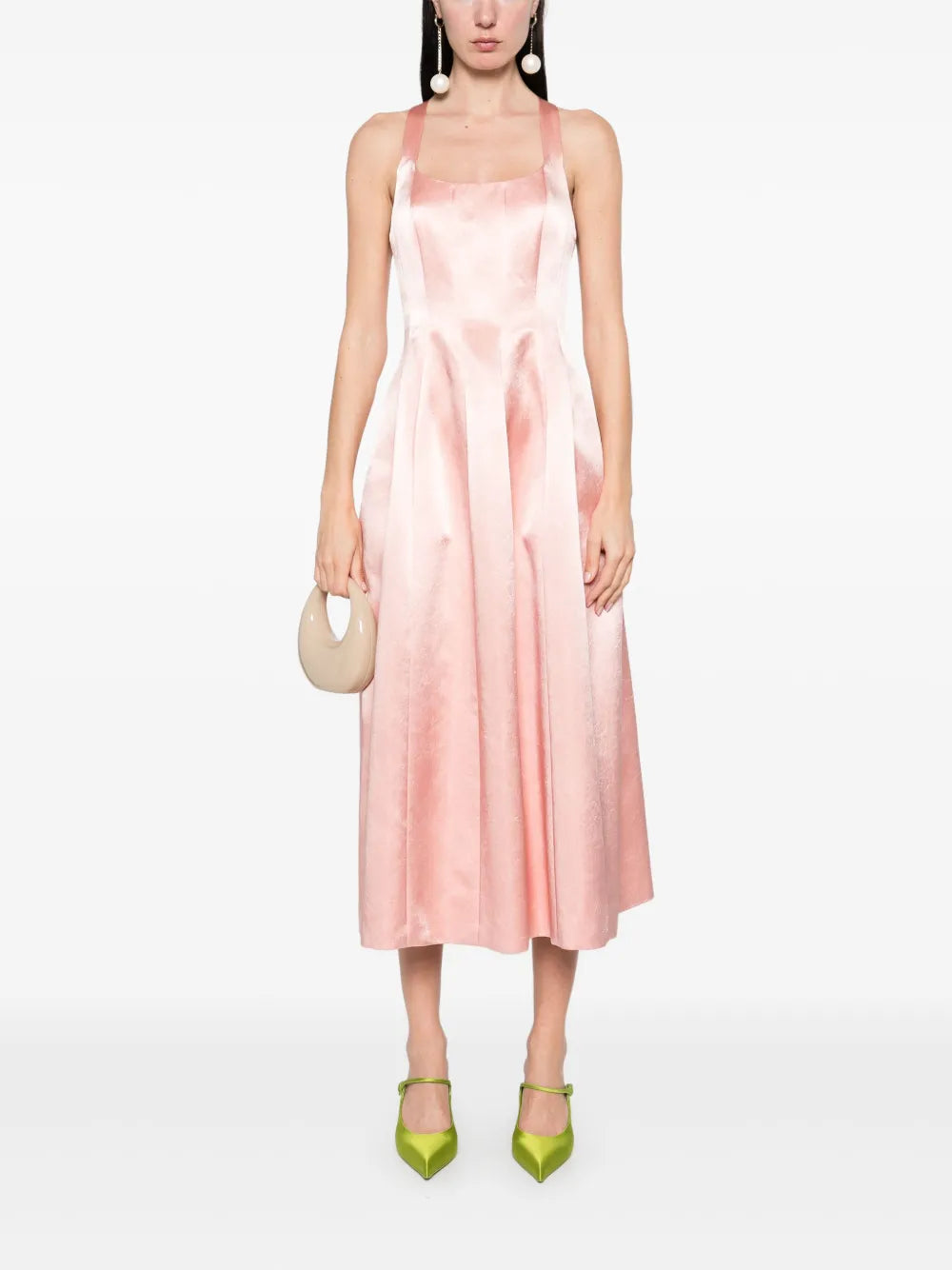 Satin Midi Dress