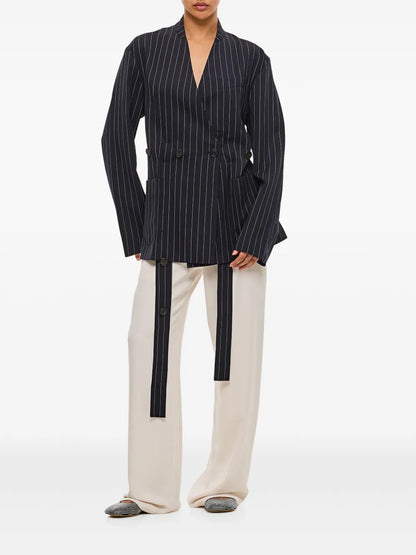 Pinstriped Blazer