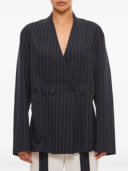 Pinstriped Blazer