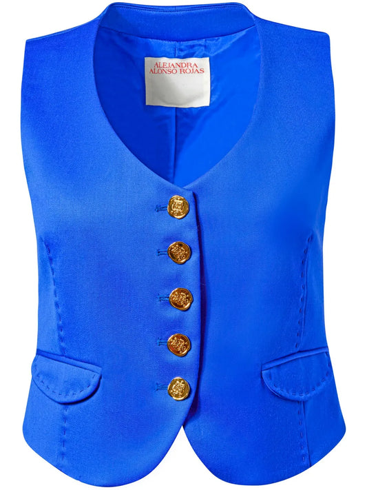 V-Neck Wool Vest