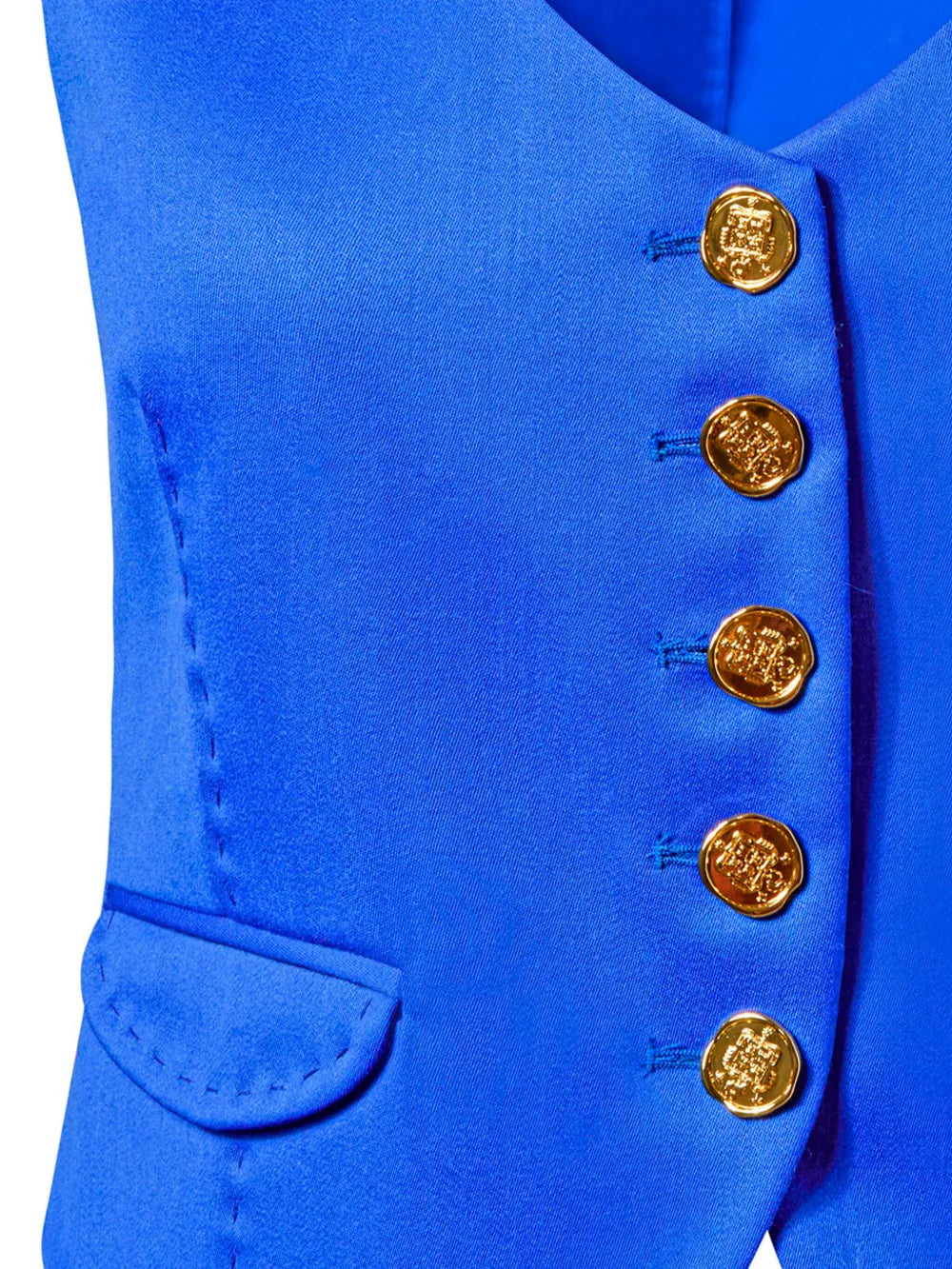V-Neck Wool Vest