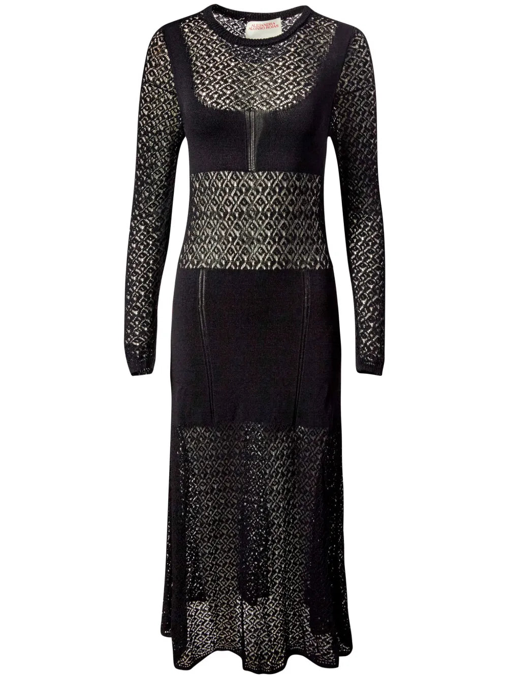 Lace Knitted Maxi Dress