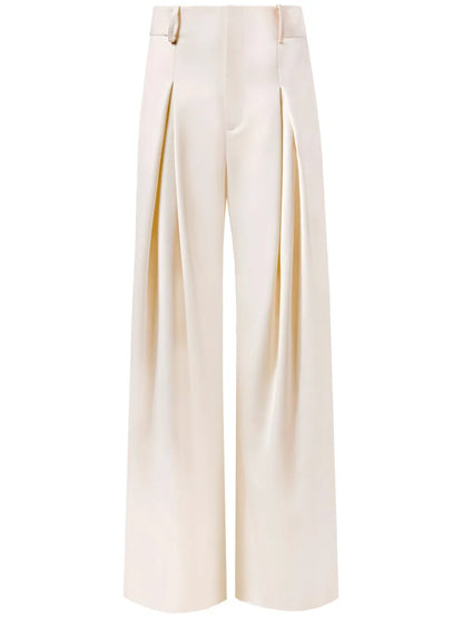 Wool Palazzo Trousers