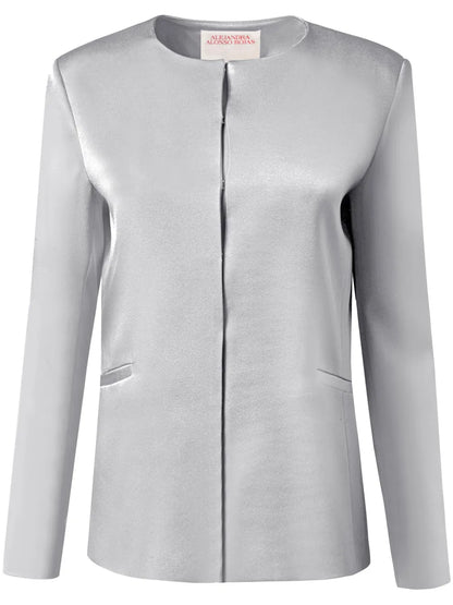 Satin Fitted Jacket