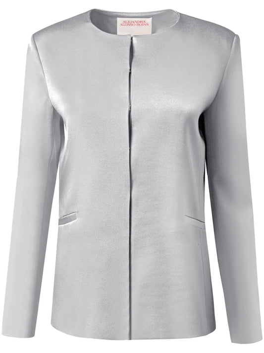 Satin Fitted Jacket