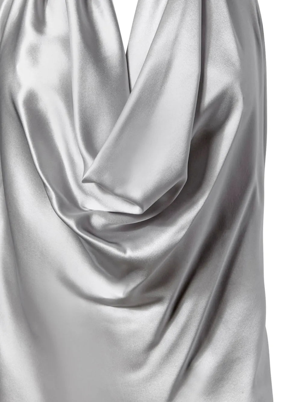 Draped Silk Top