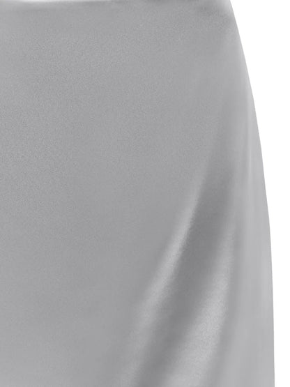 Satin Mini Skirt