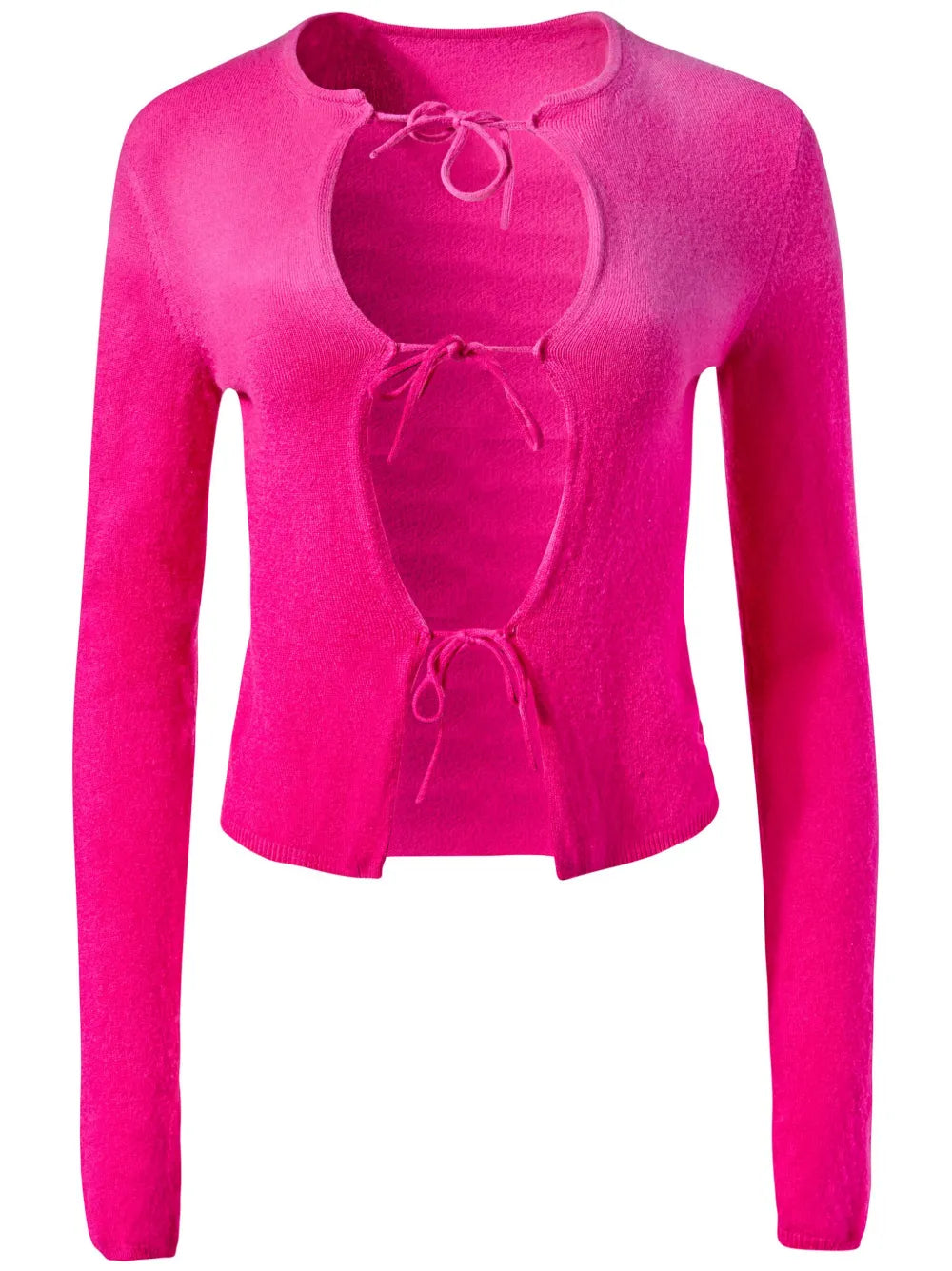 Tie-Fastening Cashmere Cardigan