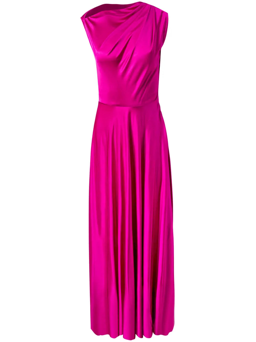 One-Shoulder Silk Gown